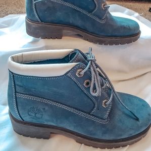 Womens Blue Timberland Boots